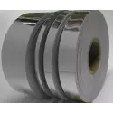 Nastro vinile decorativo adesivo effetto specchio cromato varie