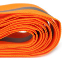 Expand Cinta de coser reflectante naranja/plateada - 50mm x 2MT