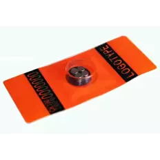 Indicateur de champ magnétique adhésif inviolable pour