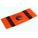 Adhesive tamper-proof magnetic field indicator for