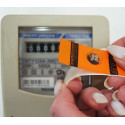 Adhesive tamper-proof magnetic field indicator for