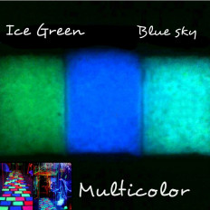 Fluorescent and luminous glass sand glows in the dark - 1/2 mm