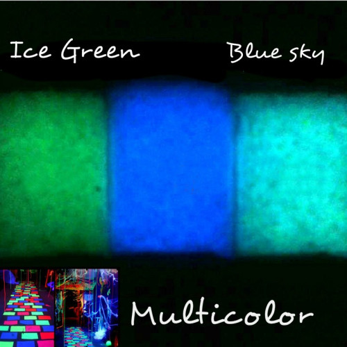 Areia de vidro luminescente que brilha no escuro - 1/2 mm