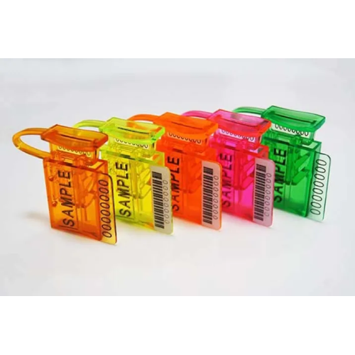 Sigillo di sicurezza numerato per contatori da usare con filo