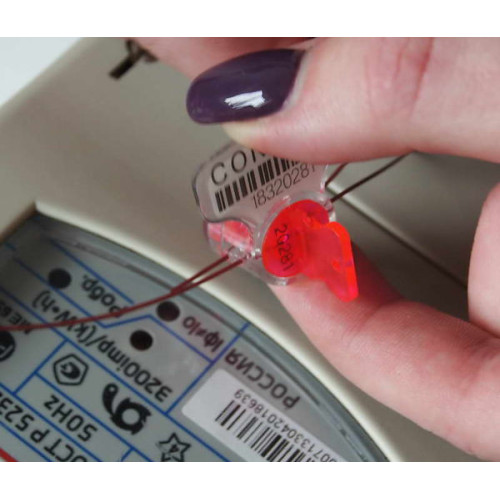 Precinto de seguridad numerado giratorio para contadores Mejor
