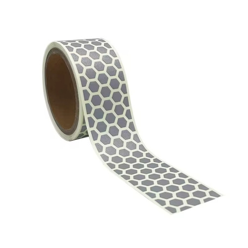 50mm hexagonales lumineszierendes reflektierendes Nähgewebeband
