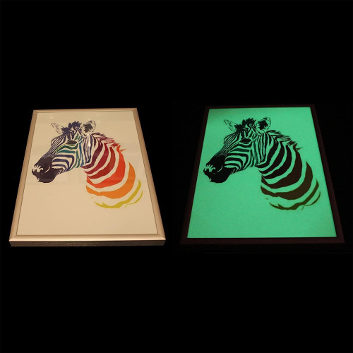 5x A4 Klebepapier leuchtend im Dunkeln für Tintenstrahldrucker