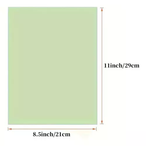5x papier adhésif A4 phosphorescent pour imprimante jet d’encre
