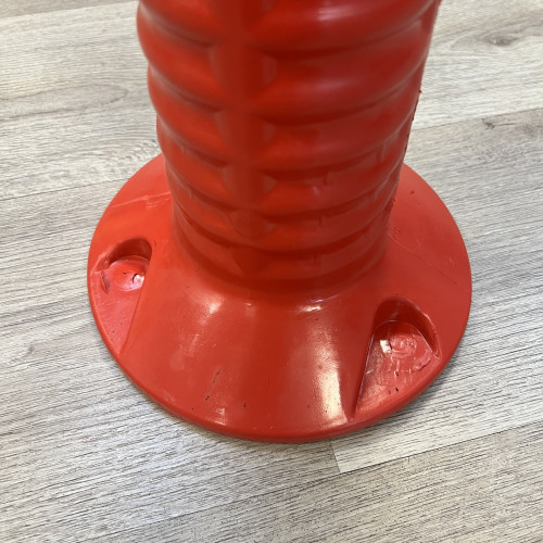 Mât conique réfléchissant en plastique orange pour la