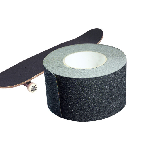 Black Anti Slip adhesive foil for skateboard and snowboard -