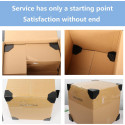 Corner protectors edge guards for packaging, cardboard boxes