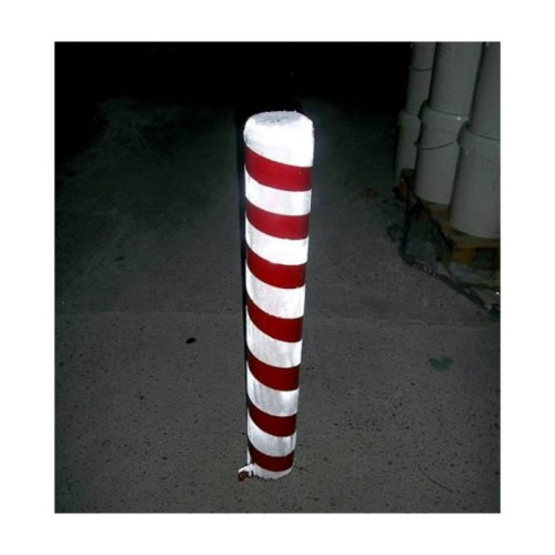 Film réfléchissant de signalisation rouge et blanc clouté 3M™