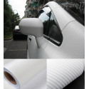 Pellicola Wrapping Carbonio 3D bianco opaco Best Price, shop