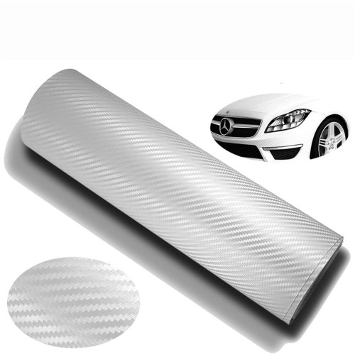 Pellicola Wrapping Carbonio 3D bianco opaco Best Price, shop