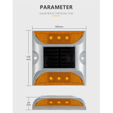 Marqueur réfléchissant routier solaire œil de chat IP68 Vente 2