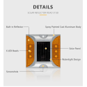 Marcador refletor viário solar olho de gato IP68 Melhor preço