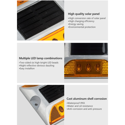 Marcador refletor viário solar olho de gato IP68 Melhor preço