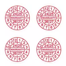 Adhesive anti-tampering dot labels - 100 pieces