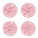 Etiquettes à cercle autocollantes à témoin d'intégrité avec cachet de garantie -100 pièces