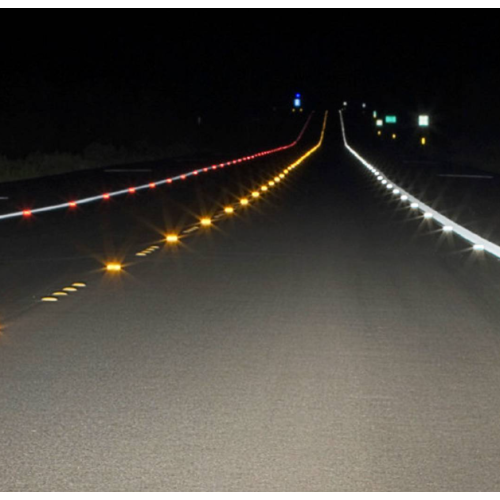 Orange plastic Road Reflector for Floor - 115x80x17mm Best