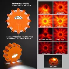 clignotant Led phare de route pour une meilleure visibilité en