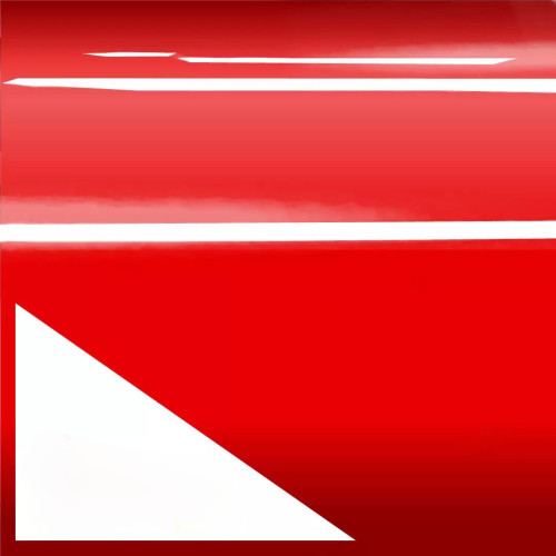 Película adhesiva rojo brillante APA made in Italy car wrapping