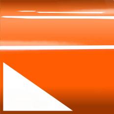 APA glossy orange adhesive film made in Italy car wrapping h152