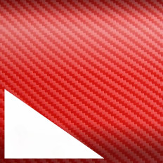 3D-Klebefolie mit rotem Karboneffekt APA made in Italy Car