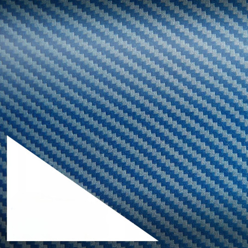 APA 3D blue carbon effect adhesive film made in Italy car