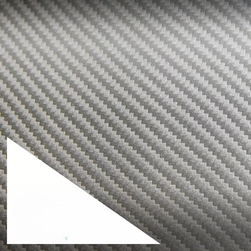 APA 3D silberne Carbonoptik Klebefolie made in Italy Car