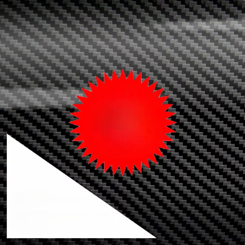 Película adesiva 3D carbono racing resistente a riscos APA made