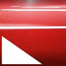 Película adesiva metálica brilhante vermelho fogo candy APA