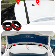 1.6M adhesive rubber sealing strip for trunk/rear hatch