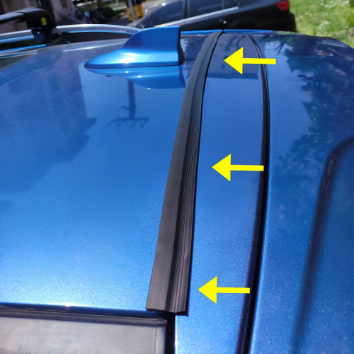 1,6M junta de goma adhesiva para maletero/portón trasero