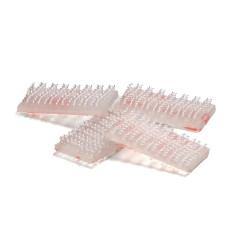 Pegatinas transparentes rectangulares en velcro Dual Lock™ de 2