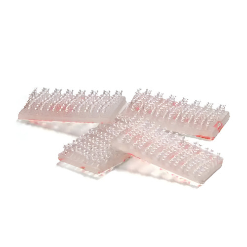 Pegatinas transparentes rectangulares en velcro Dual Lock™ de