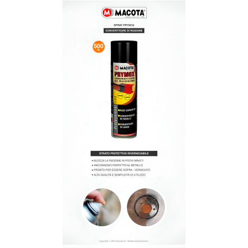 MACOTA PRIMOX conversor de ferrugem tinta spray antirrust