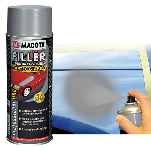 MACOTA FILLER bodywork putty sandable adhesive primer 400ml