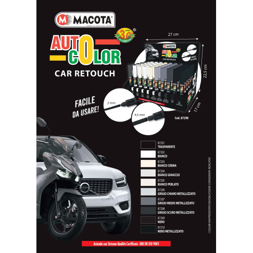MACOTA AUTOCOLOR 3G dual-tip touch-up marker for car and