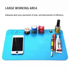 Alfombrilla de trabajo ESD antiestática antideslizante para 2