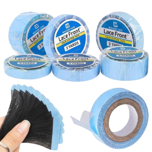 High-viscosity waterproof double-sided tape for wigs and hair