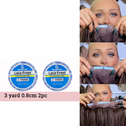 High-viscosity waterproof double-sided tape for wigs and hair