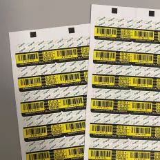 108 etichette adesive sigillo di garanzia con ID seriale, mese