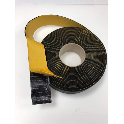 Elastomeric rubber adhesive tape for anti-condensation thermal