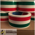 Bandeira italiana Fita de empacotamento Tricolor 50mm x 66MT