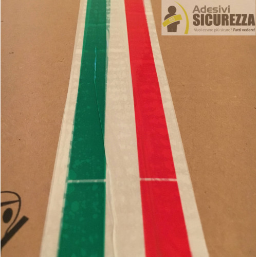 Italian flag Tricolor packaging tape 50mm x 66MT Best Price