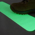 Fita adesiva antiderrapante foto luminescente que brilha no