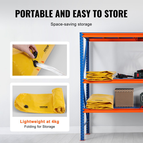 Saco anti-inundação 732 x 51 x 30,5 cm tubo de PVC reutilizável