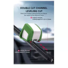 Kit de reparo da borracha do limpador de para-brisa sem 2