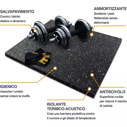 Non-slip rubber mat anti-vibration noise reduction for washing